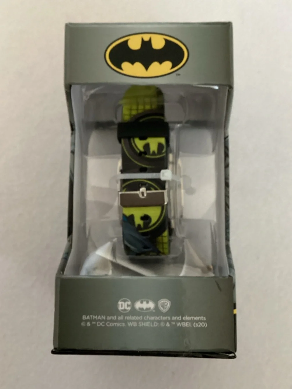 Accutime Batman Kids Silicone Strap Touchscreen Led Watch